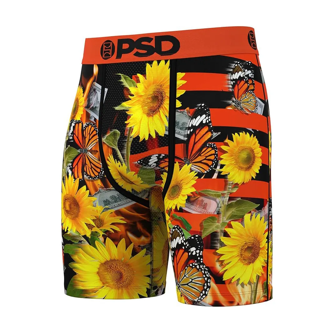 PSD Men's Multicolor Sunfire Split Boxer Briefs Large Underwear - 324180062-MUL-L