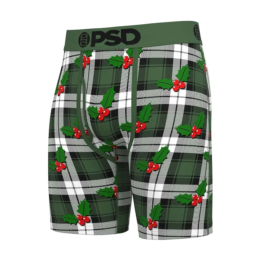 PSD Men's Multicolor Xmas Modal Boxer Brief 3 Pack Box Set Extra Large Underwear - 424180126-MUL-XL
