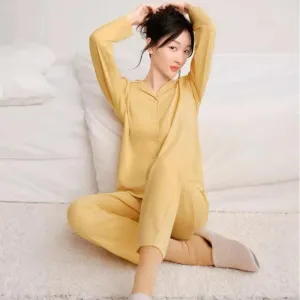 Pure Cotton Couple Pajamas Set - Comfortable Home Wear