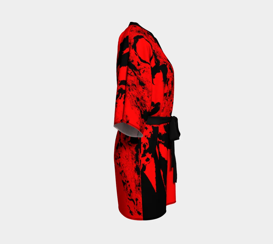 "Red Revolution" Kimono