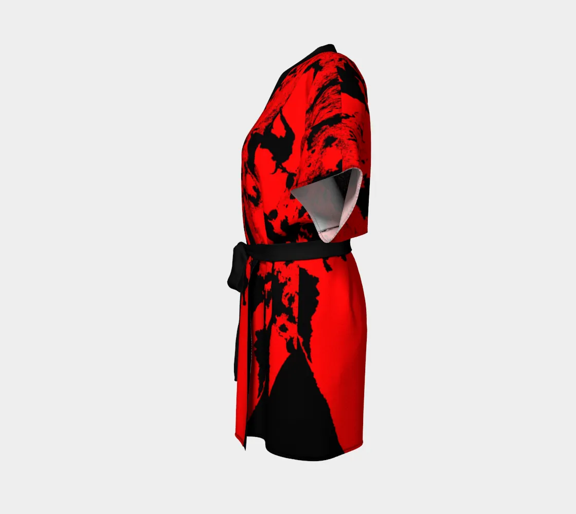"Red Revolution" Kimono