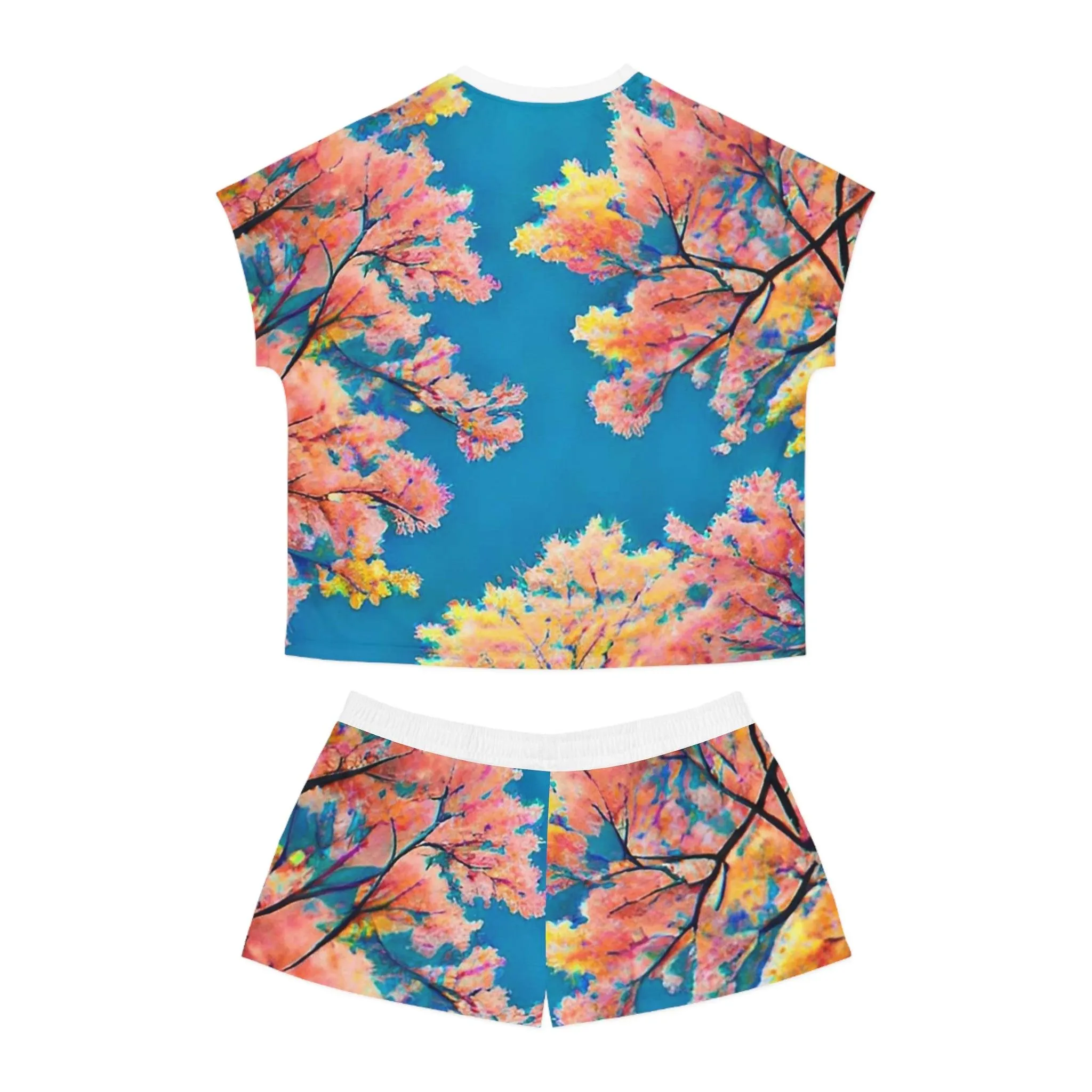 "Summer Stroll" Women's Short Pajama Set