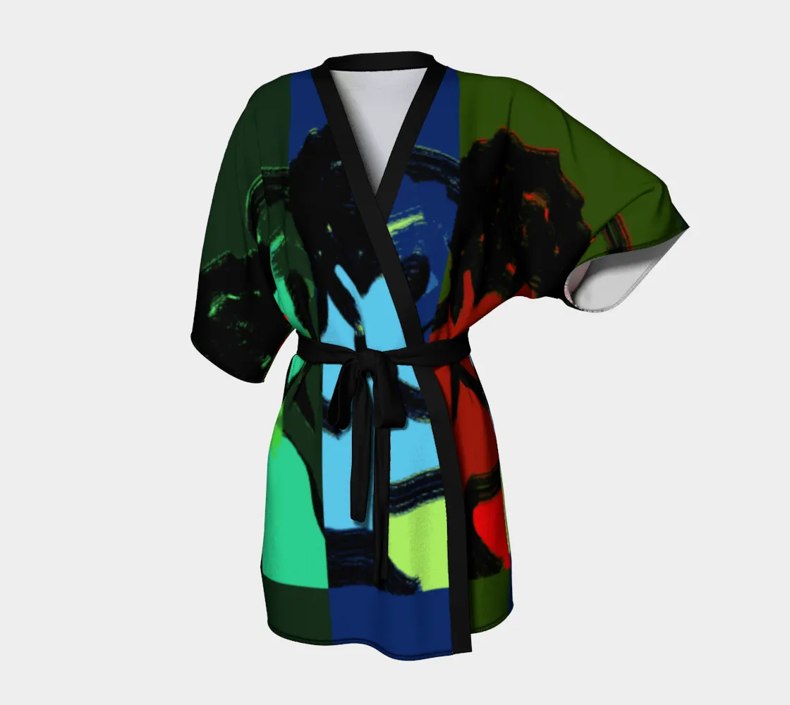"Wrapped in Two Spirits" Kimono (Robe)