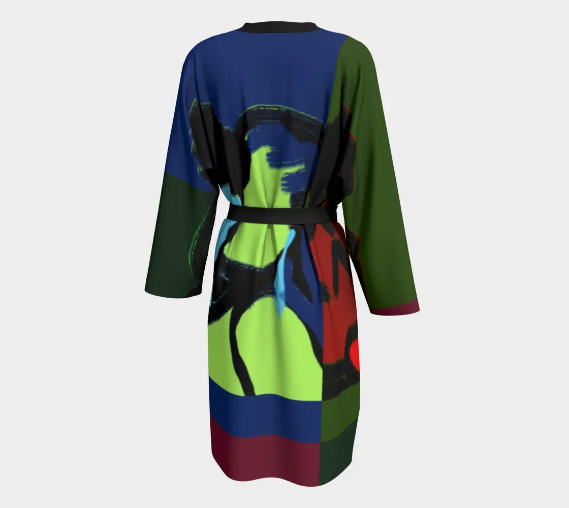 "Wrapped in Two Spirits" Peignoir (Kimono/Robe)