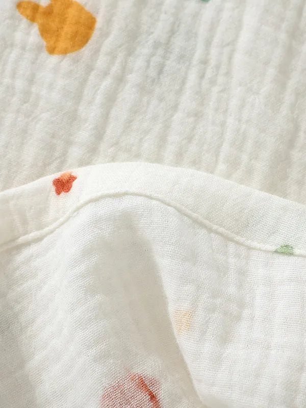 Rabbit Print Cotton Pajama Set
