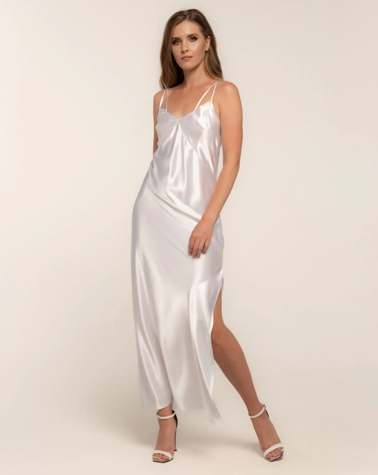 Riviera Bridal Sequin Robe and Nightgown Set