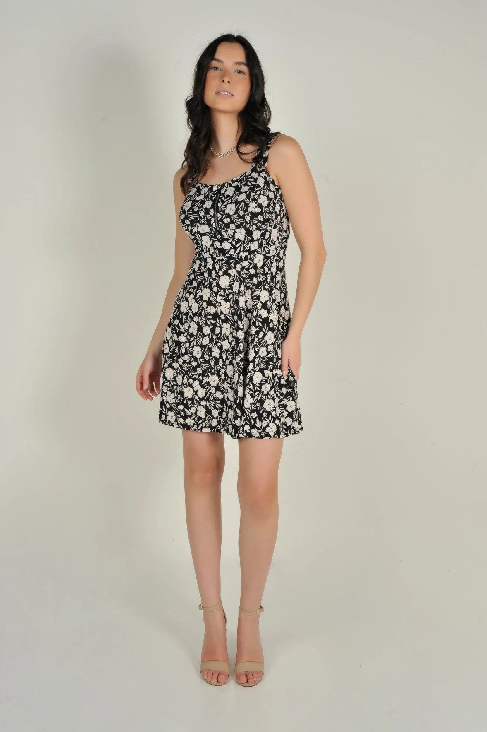 Robe fleurie évasée - PRIMA301 - (R-C4)