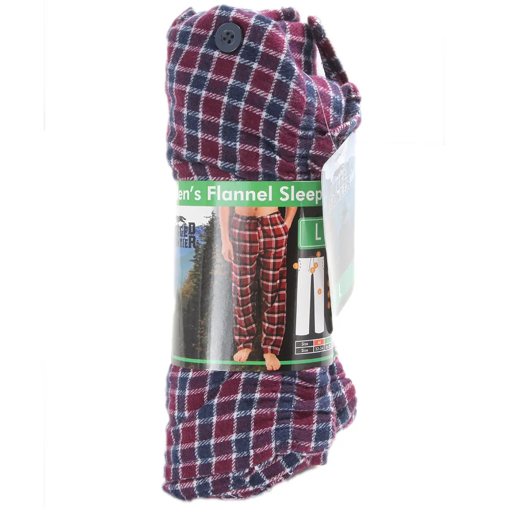 Rugged Frontier Men's Flannel Plaid Lounge Sleep Bottom Pajama Pants