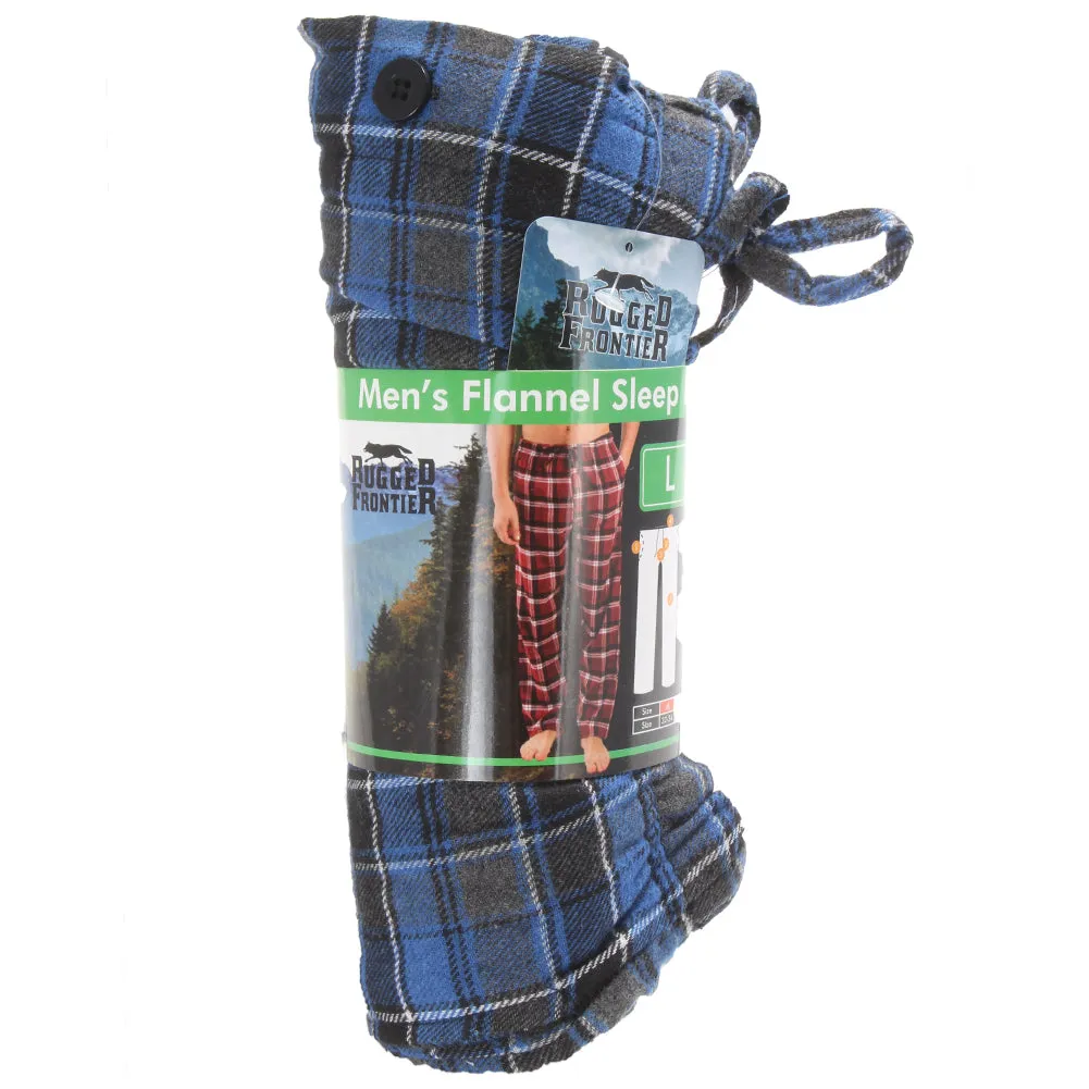 Rugged Frontier Men's Flannel Plaid Lounge Sleep Bottom Pajama Pants