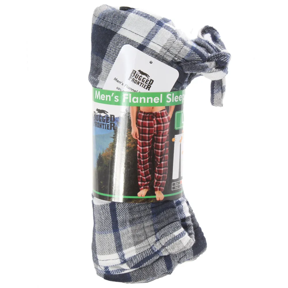 Rugged Frontier Men's Flannel Plaid Lounge Sleep Bottom Pajama Pants