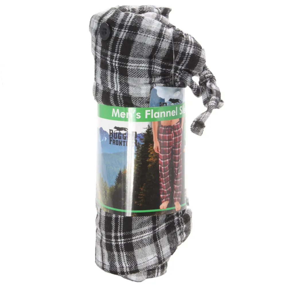 Rugged Frontier Men's Flannel Plaid Lounge Sleep Bottom Pajama Pants