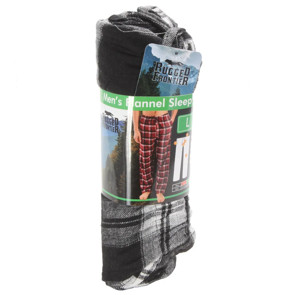 Rugged Frontier Men's Flannel Plaid Lounge Sleep Bottom Pajama Pants