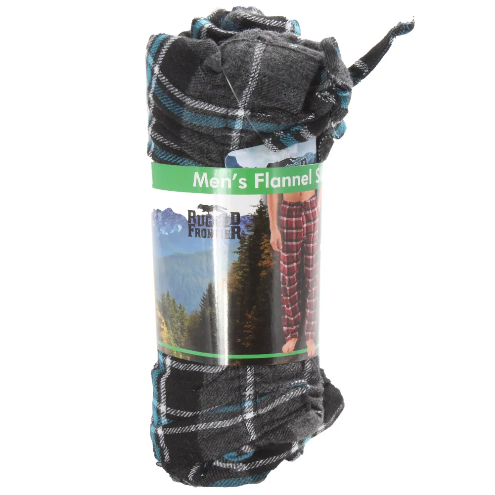 Rugged Frontier Men's Flannel Plaid Lounge Sleep Bottom Pajama Pants