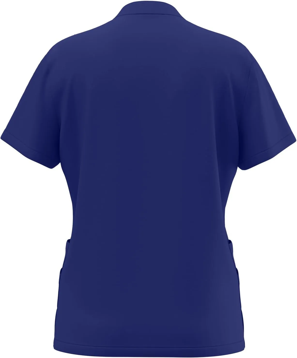 Ruziyoog Medical Scrubs Set for Women Casual V-Neck Zipper Henley Tops & Drawstring Jogger Pants Soft Nursing Uniform
