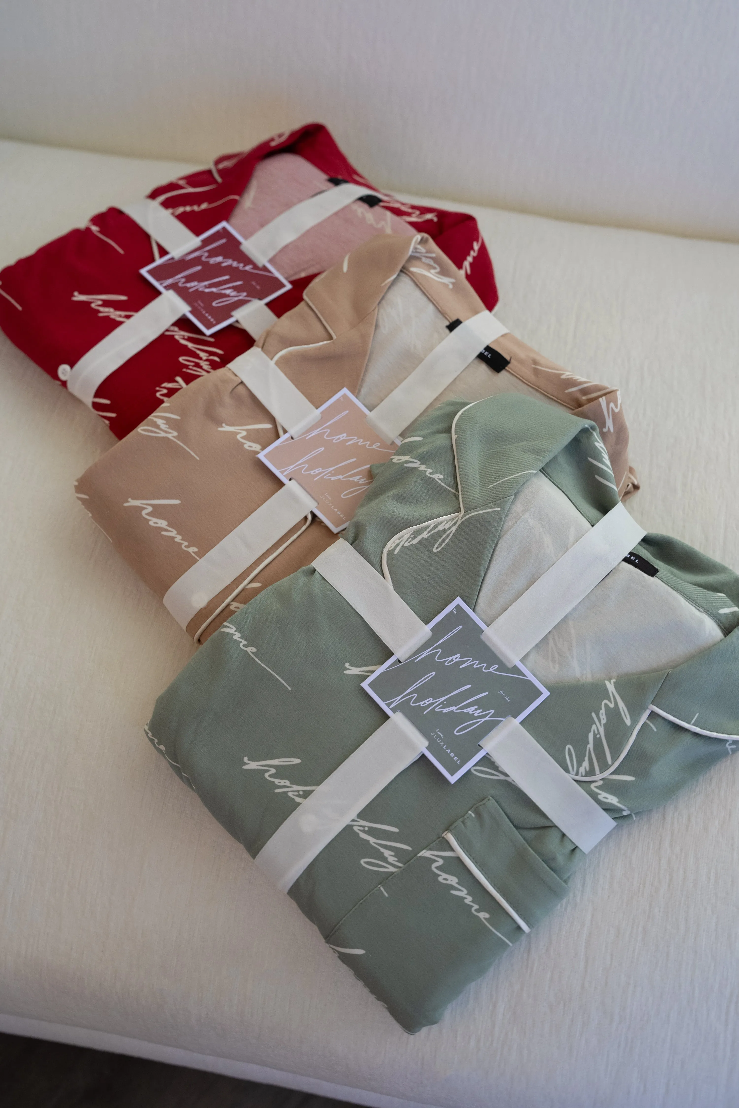 Sage Home For The Holidays Adult Pajama Set