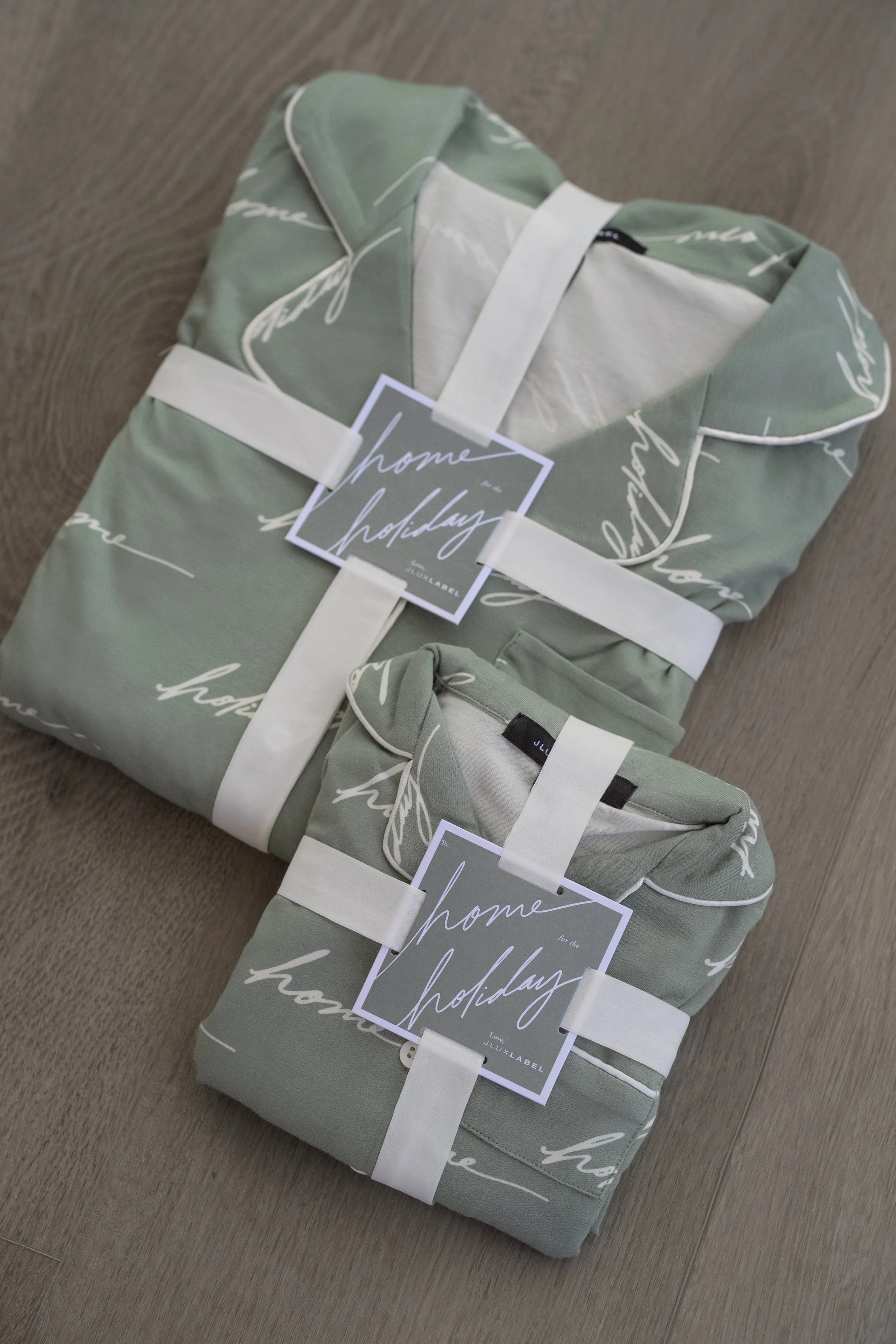 Sage Home For The Holidays Adult Pajama Set