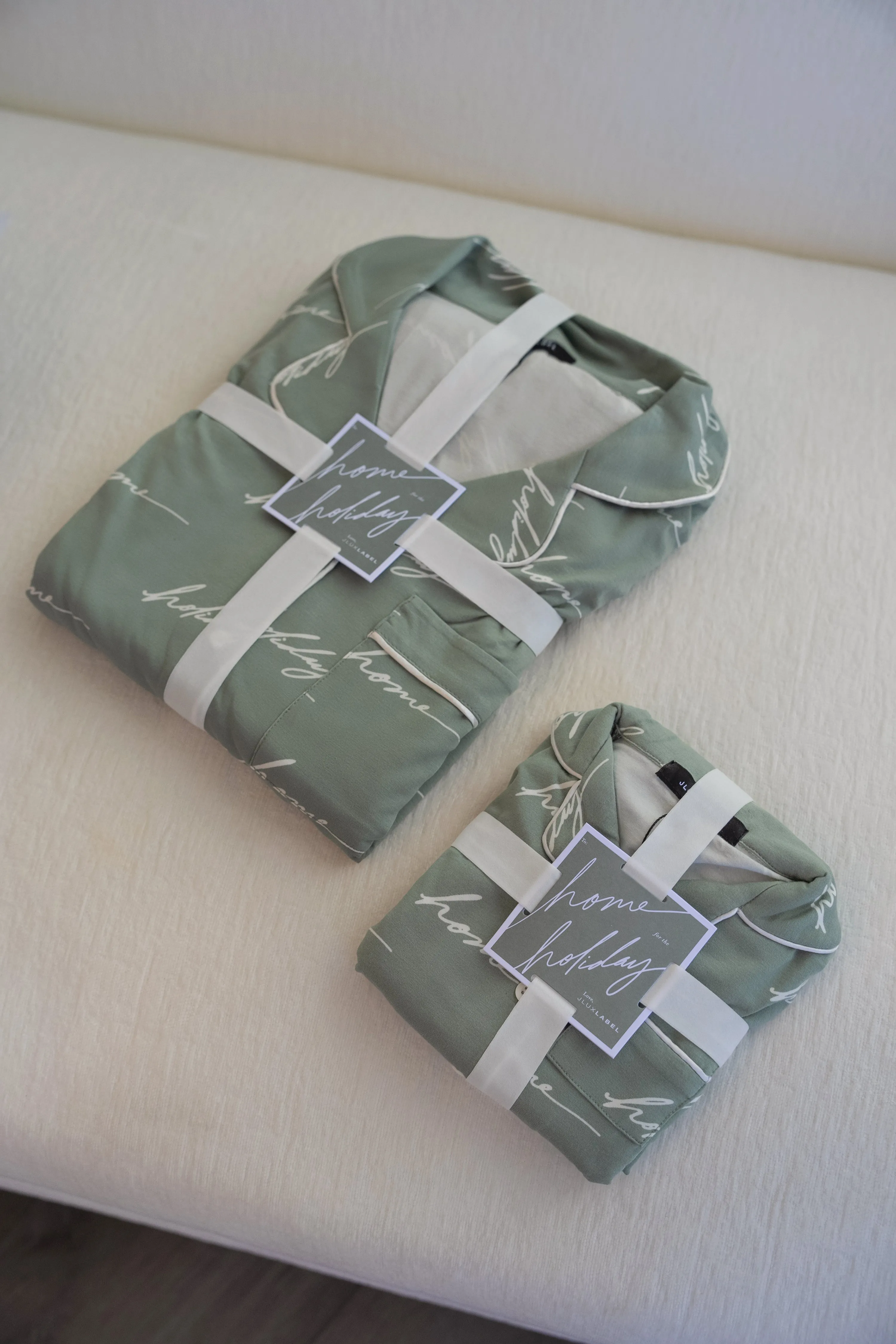 Sage Home For The Holidays Adult Pajama Set