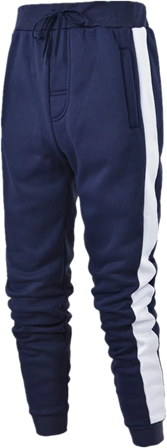 sdbrld Sweatpants For Men Mens Casual Hip Hop Joggers Splice Drawstring Cargo Pants Hiking Outdoor Sweatpants Trousers