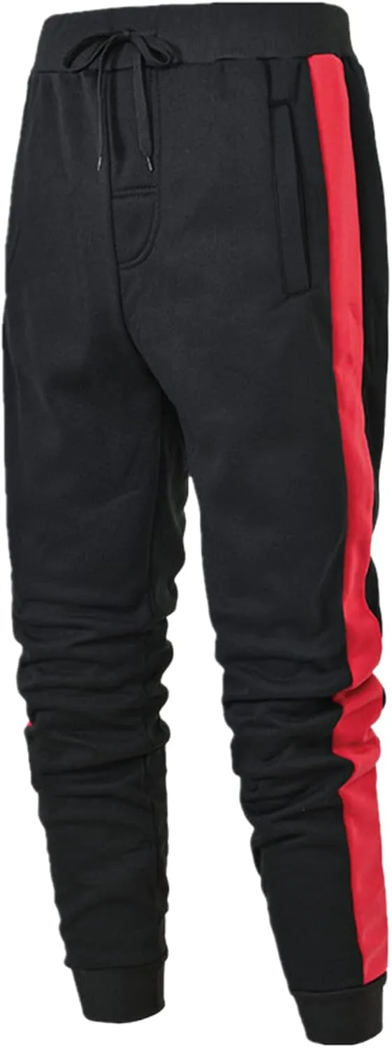sdbrld Sweatpants For Men Mens Trendy Hip Hop Joggers Splice Drawstring Cargo Pants Hiking Outdoor Sweatpants Trousers