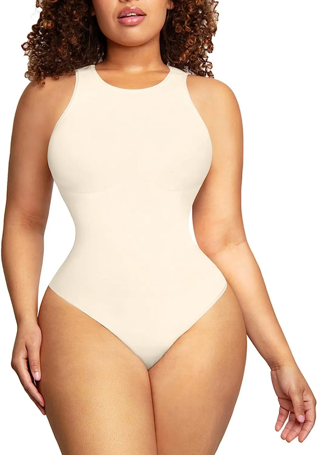 Seamless High-Neck Bodysuit Shapewear