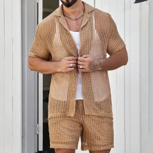 See-through Shorts set