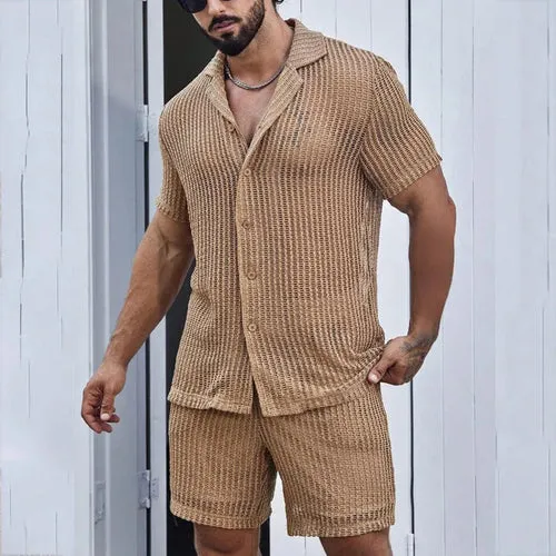 See-through Shorts set