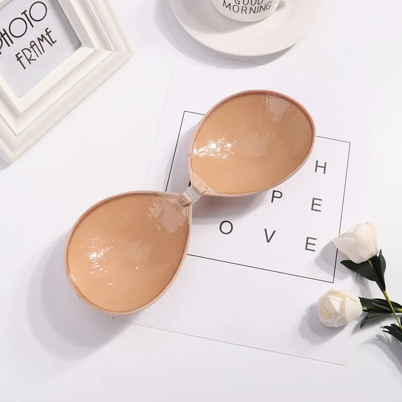 Self-Adhesive Silicone Bust Invisible Strapless Push Up Bra