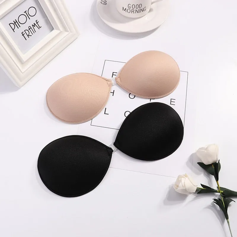 Self-Adhesive Silicone Bust Invisible Strapless Push Up Bra