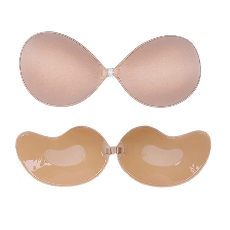 Self-Adhesive Silicone Bust Invisible Strapless Push Up Bra