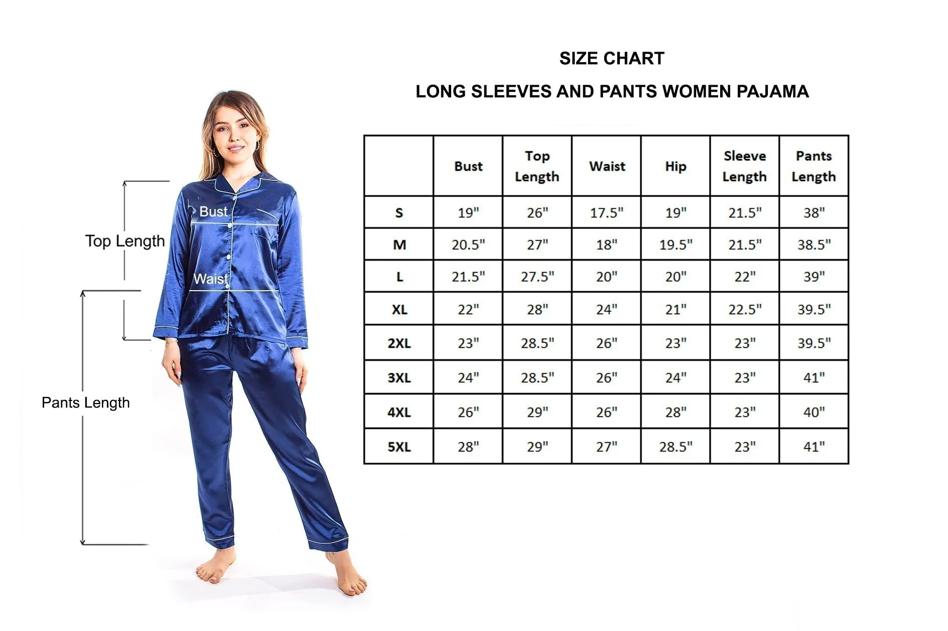 Set of 13 Bridesmaids Pajamas, Custom Wedding Satin Pajamas  - Long   Long