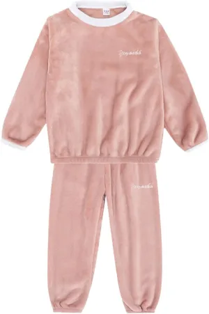 Set Pajamas Outfits Set for Kids Matching Sleepwear Set Christmas Lounge Sleepies Tops   Pants Fleece Flowy for Girls Warm Winter Pajamas Fluffy Pajama Pants Fleece Pajamas Children Pj