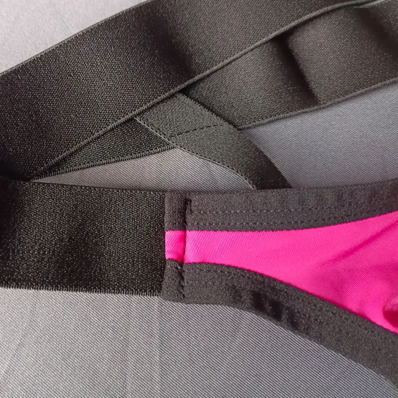 Sexy Hollow Ice Silk Men's Thong