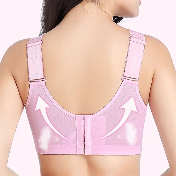 Sexy Lace Busty Full Coverage Wireless Gather Bando Bras