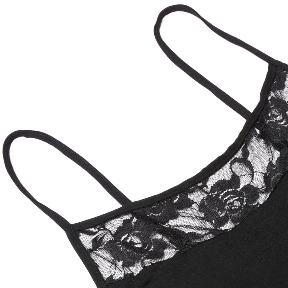 Sexy Lace Top Nightgown