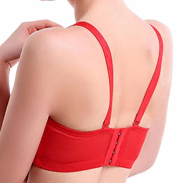 Sexy Push Up Lightly Lined Gather Breathable Embroidered Bras