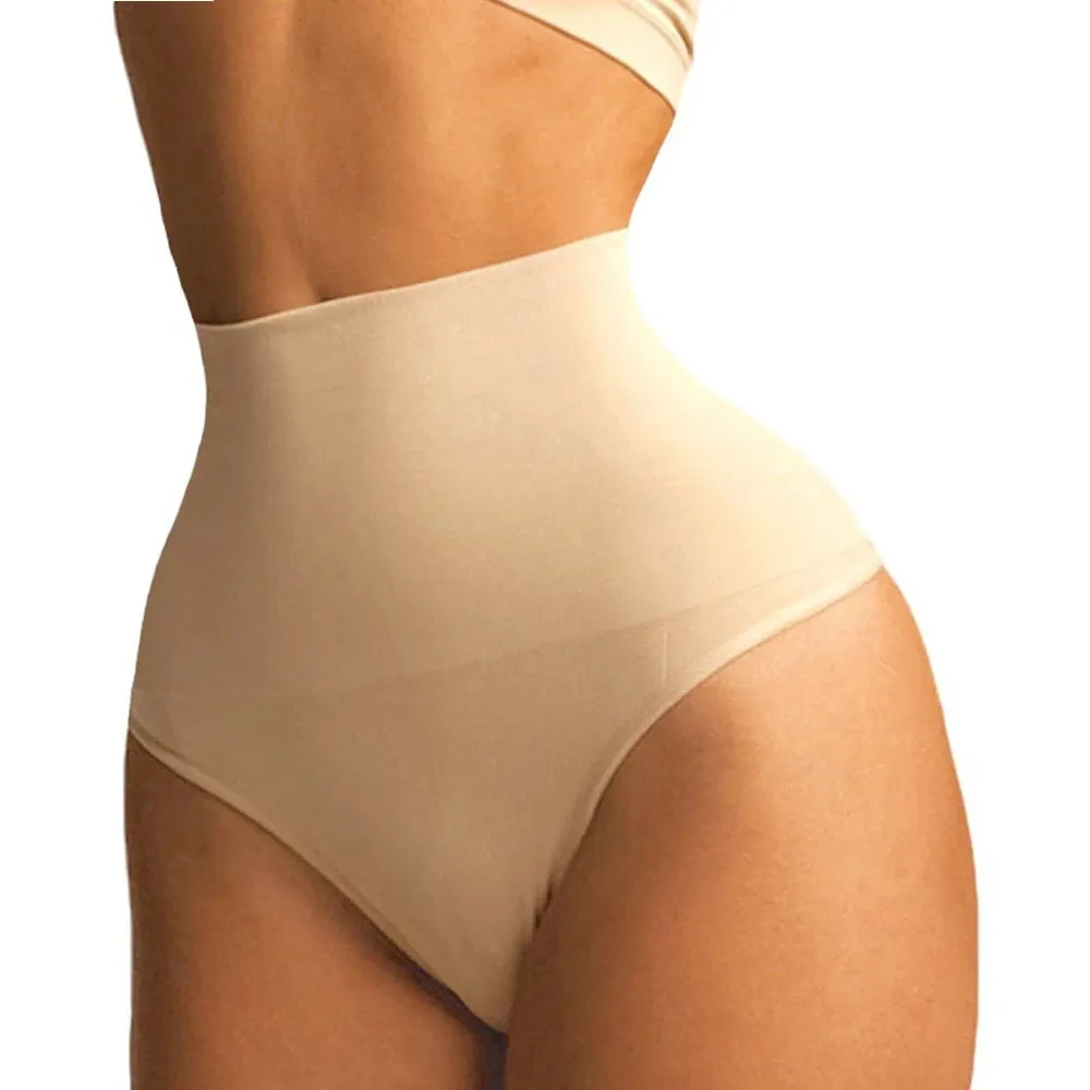 Sexy Women’s Shapewear Bodysuit - High Waist Tummy Control Seamless Strapless Slimming Panty Briefs (Black, S-3XL)