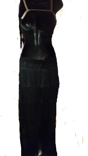 Sharna– Women's Latin Pant Set – 1Pc -- Black