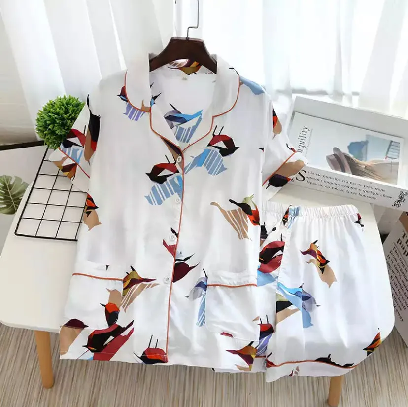 Short Sleeve   Shorts Pajamas