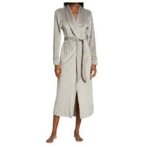 SKIMS Velour Women's Long Robe Gray Size XS