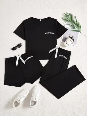 Sleepy Nites 3pc Pajama Set