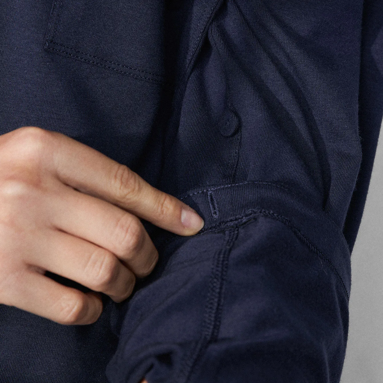 Slumberknit™ Long Sleeve Henley Short Set