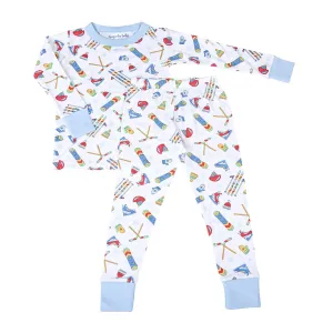 Snow Ready! Long Pajamas - Blue
