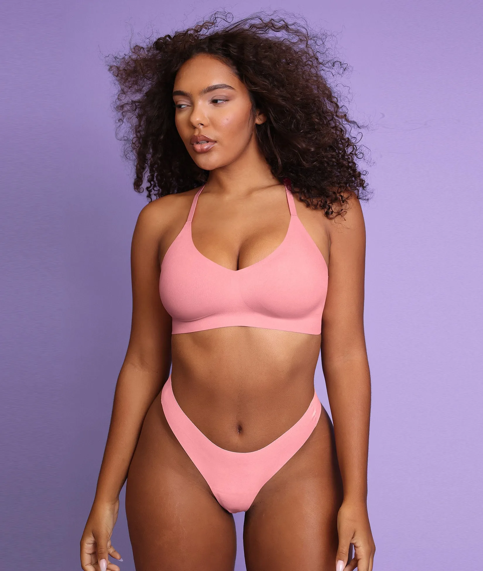 So Obsessed Wireless Lace Racerback Bralette