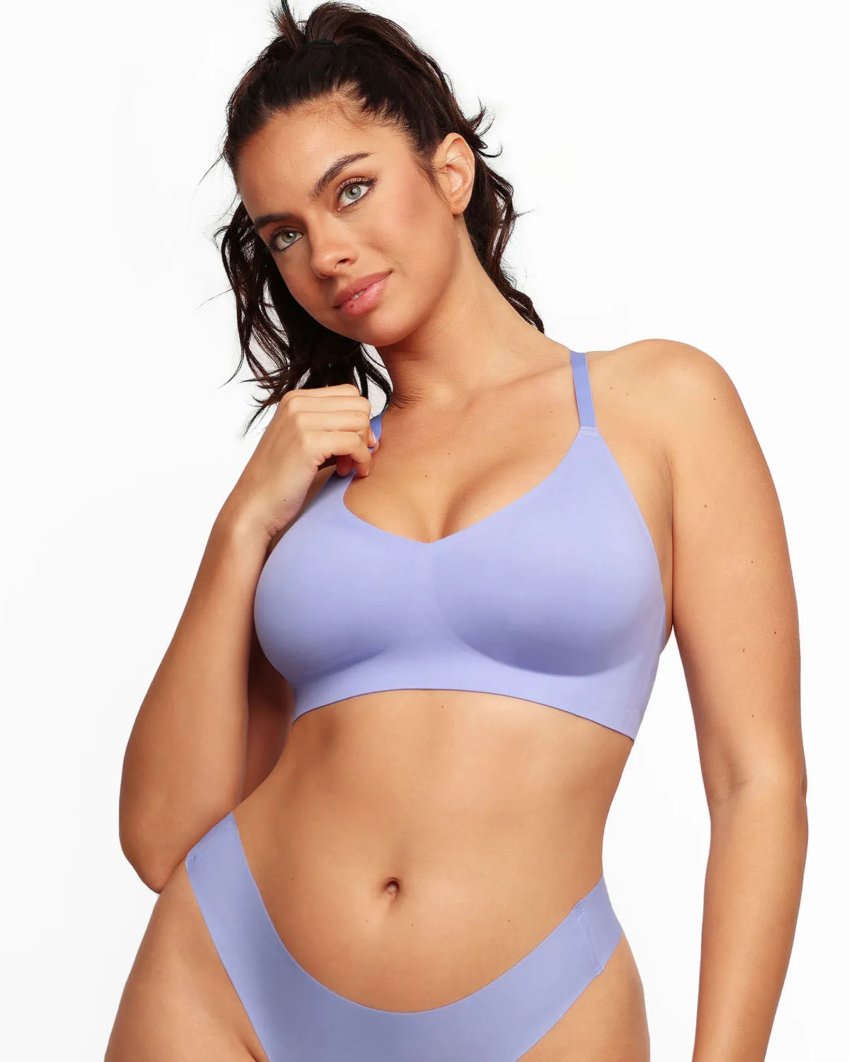 So Obsessed Wireless Lace Racerback Bralette