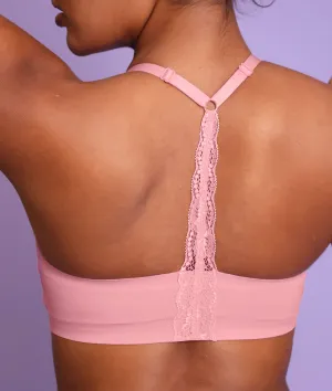 So Obsessed Wireless Lace Racerback Bralette