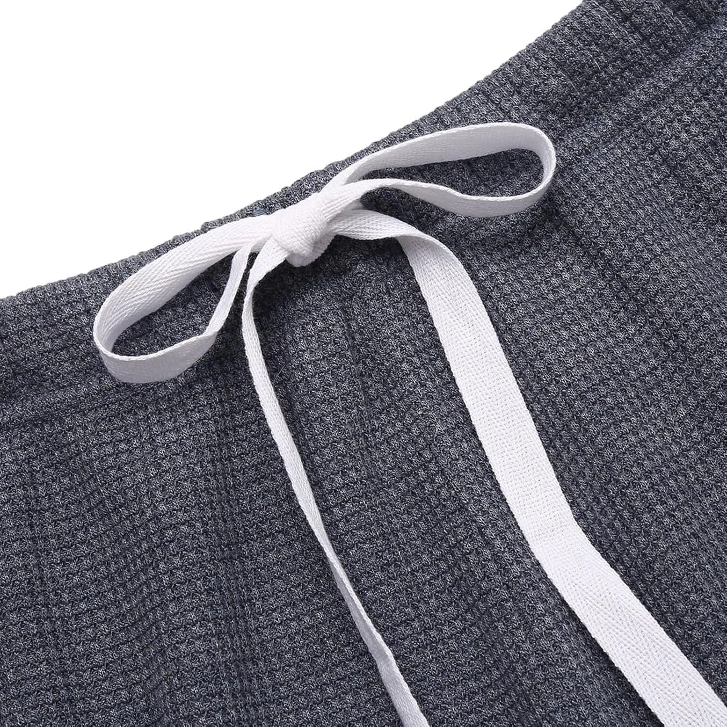 Soft Pajamas For Women Set Long Sleeve Shirt And Pants Lounge Outfits Waist Drawstring Knit Comfy Pjs Set Sleepwear
