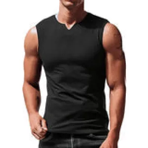 Solid V Neck Tank Top