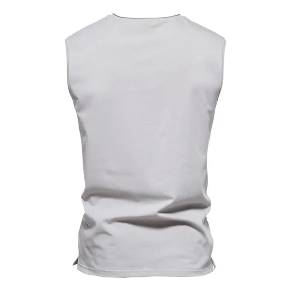 Solid V Neck Tank Top