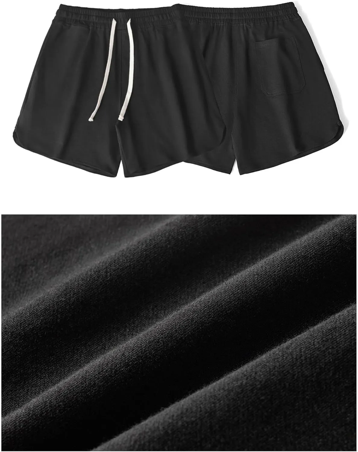 SoptoToxodo Men's Cotton Pajama Bottoms Sleep Lounge Shorts Sleepwear With Pockets