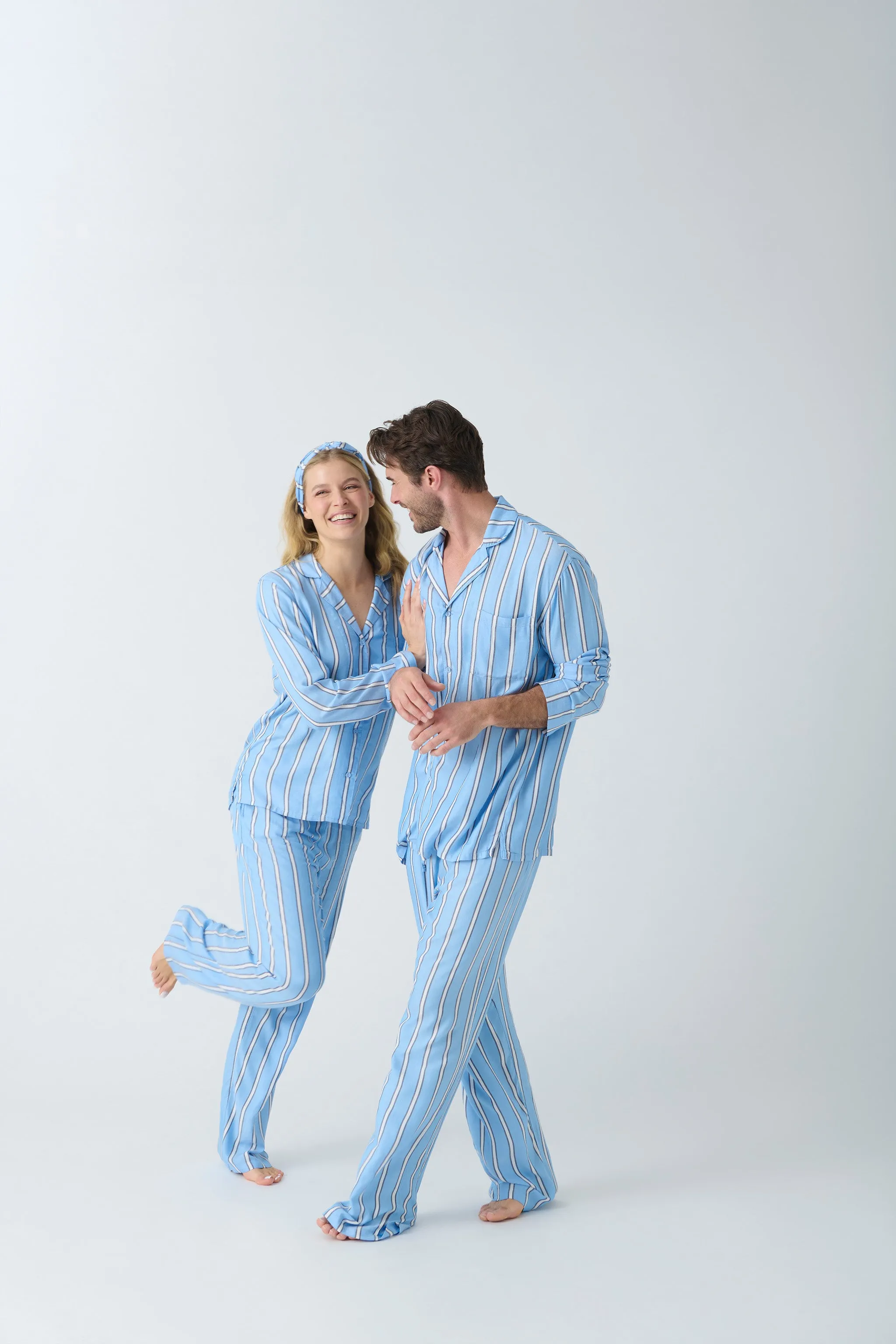 Stripe Hype Men's PJ Set